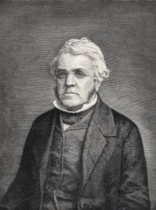 Portræt af William Makepeace Thackeray, indgraveret af W.B. Closson fra en daguerreotypi taget af Brady under Thackerays rejse til Amerika, fra 